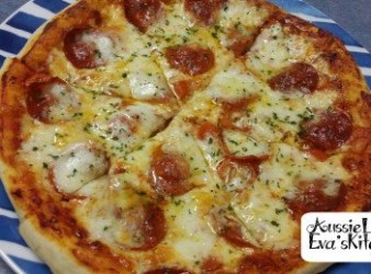 辣肉腸薄餅♡Pepperoni Pizza