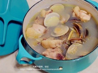 蒜味蛤蜊鮮雞湯