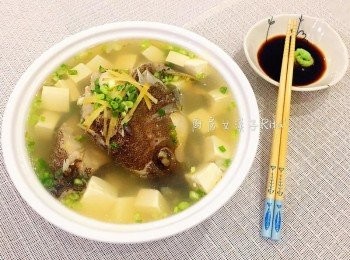 薑絲豆腐石斑魚湯