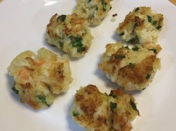 #我也煮了 芝士蝦餅