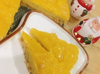 终于完成了✅
不小心用到手指饼干，切的时候底部就散了.用的是8寸模，下次要买6寸模了.
下次再做.