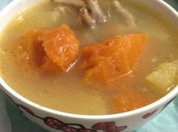 木瓜雞腳湯 #交功課