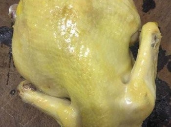 我買芝麻雞用三分二碗粗鹽醃17小時左右，好食???? #交功課