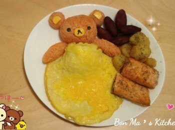 鬆弛熊飯團 #交功課