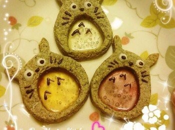 龍貓芝麻玻璃曲奇 #交功課