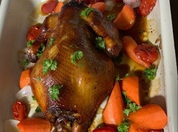 醃雞醬汁滲入蔬菜上變得很入味? #交功課