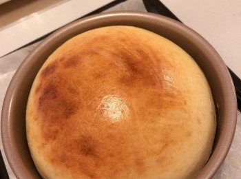  #交功課 沒有搽芝士，沒有灑奶粉，內部鬆軟，味道足夠，好吃?