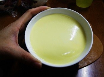  #交功課
超好味好滑，冰花燉蛋