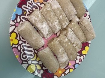 感謝你的食譜！第一次做就大成功！
不過唯一粉團好黏好難清理⋯