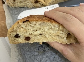 跟著食譜整超簡單
食落又軟
芝士粒改左用提子乾
多謝你咁用心寫食譜
 #交功課