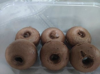  很成功的巧克力蒸蛋糕#交功課