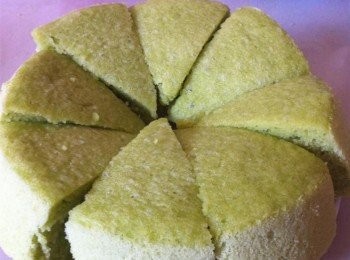 斑斓兰蒸蛋糕，谢谢你的食谱分享