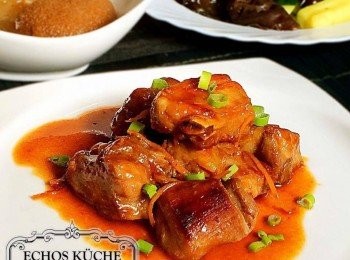 汁料橙香味濃郁，肉醃料簡單，又跟汁料非常配合，效果非常惹味，讚！