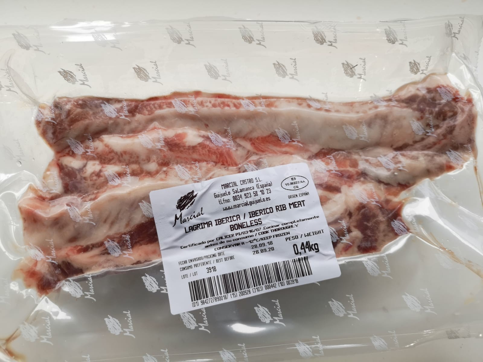 西班牙伊比利黑豚豬肋條肉約(280-340g包) 
