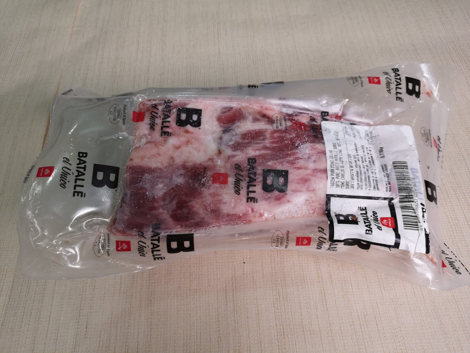 西班牙100%純種杜洛黑豚 - 豬梅肉約(1000-1100g)包 適合整叉燒