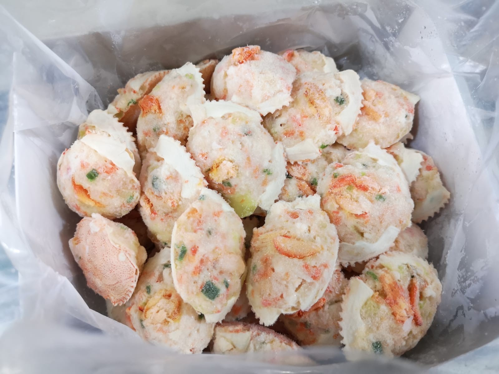 迷你海鮮釀蟹蓋,1kg(內50個裝) 適合煎,焗或氣炸爐等