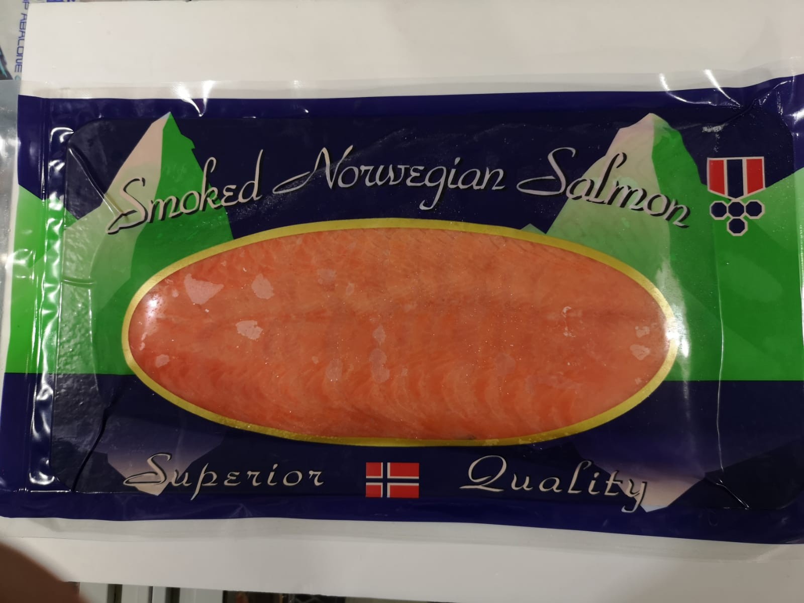 挪威急凍煙三文魚(已切片) 500g/包,解凍或加熱可食