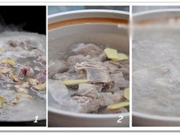 step3: 燒開後加蓋轉小火燉1小時左右