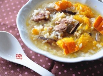 step4: 外面飄著雨冷颼颼的寒意....喝碗暖暖的粥吧!