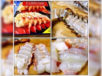 step1: 急凍<a href="https://bit.ly/3CaaqmB" target="_blank" data-keyword="龍蝦尾" class="guide-link"><strong>龍蝦尾</strong></a> <span style="display:inline-block;vertical-align:middle;margin-top:-3px;color:initial;border-radius:3px;padding:2px 3px;font-size:12px;line-height:14px;background:#87d300;color:#fff;">即買</span> 提前一晚由冰箱放入雪櫃解凍... 解凍後洗淨... 小心由底部兩邊剪開龍蝦殼... 起肉... 一開三切塊！