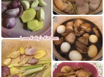 step1: 涷水落蛋烚10分鐘，盛起用涷水浸住待涼就可以去殻；