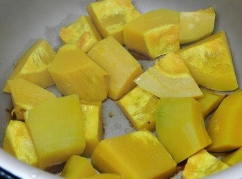 step4: 蒸好的南瓜很漂亮喔~~