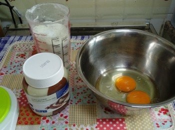 step1: 準備好材料，焗爐預熱180○C