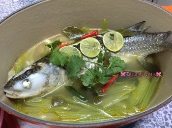 step7: 吃時才唧入青檸汁、或辣椒，灑上芫荽即成