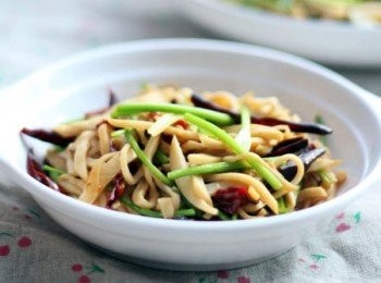 step4: 香辣杏鮑菇絲 完成