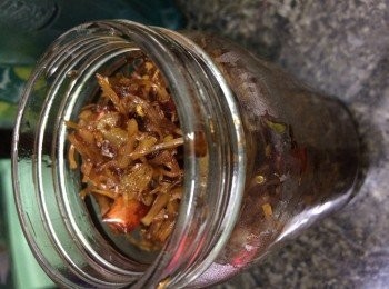 step1: 瑤柱隔晚浸 撕絲
蝦米浸15分鐘後 切粒
乾蔥 辣椒 金華火腿 切粒