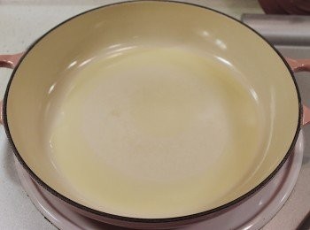 step5: 燒熱油1-1/2湯匙