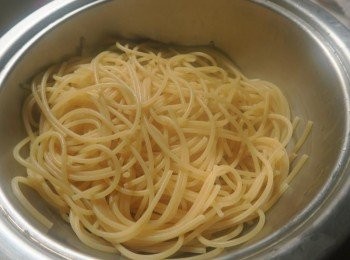 step3: 義大利麵煮好冰鎮