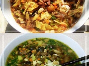 step10: 岐山臊子麵講究的是薄、精、光、煎、稀、汪、酸、辣、香，臊子湯是面的靈魂，一碗麵要四分面、六分湯。