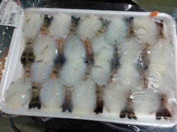 step1: 用此類急凍虎蝦