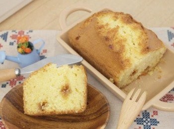 step9: 一起享用溫暖的牛奶糖磅蛋糕吧^^" 一吃就感到滿滿的幸福唷!!!!