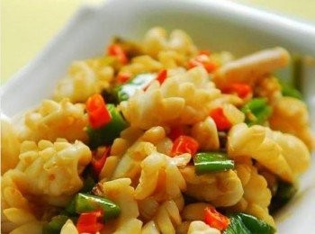 step7: 酸菜魷魚 完成