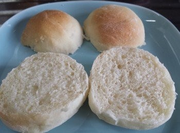 step8: 在中間切開為兩份。