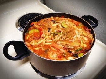 step5: 海鮮大醬湯食譜完成