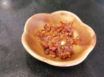 step7: 蝦米辣椒油