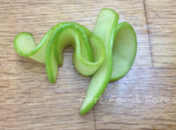 step16: 卷蘋果玫瑰葉