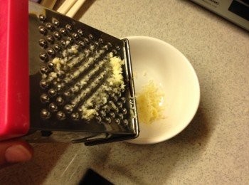 step2: 車打芝士刨絲