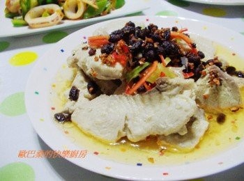 step6: 步驟6然後將完成的步驟5ˊ趁熱淋在步驟4上即可