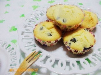 step4: 濕潤好滋味的藍莓瑪芬就完成囉~