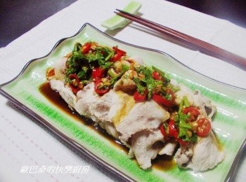 step4: 清爽又不失美味的涼拌梅花豬肉片就完成囉。