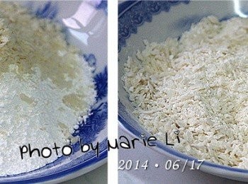 step3: 木薯粉 (又名地瓜粉) 和麵包粉，比例 1：2
一起裝進盤子裡混合拌勻備用

木薯粉的粉粒較細緻，較容易黏附在肉片上面
炸出來會是屬於比較酥的口感
麵包粉的話炸出來的口感則是比較脆的
兩者相加會是口感豐富的美味炸物唷！！