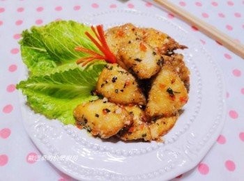 step9: 魚塊醃漬酥炸也可一次多準備些ˊ 先做好ˊ真空保存ˊ隨時想吃再完成醬汁做搭配ˊ 這樣即使突然有客人來ˊ也不怕來不及準備喔。 真空保鮮機 真空+抗氧 就是比較鮮比較方便