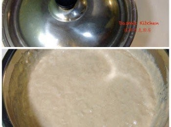 step5: 封上保鮮膜、加蓋靜置室溫發酵3小時或放冷藏至隔天