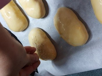 step10: 再灑上適量白芝麻