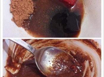 step2: 把所有調味料混合于小碗中待用。