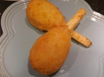 step6: 全部炸好後, 再從新再炸一次即成。